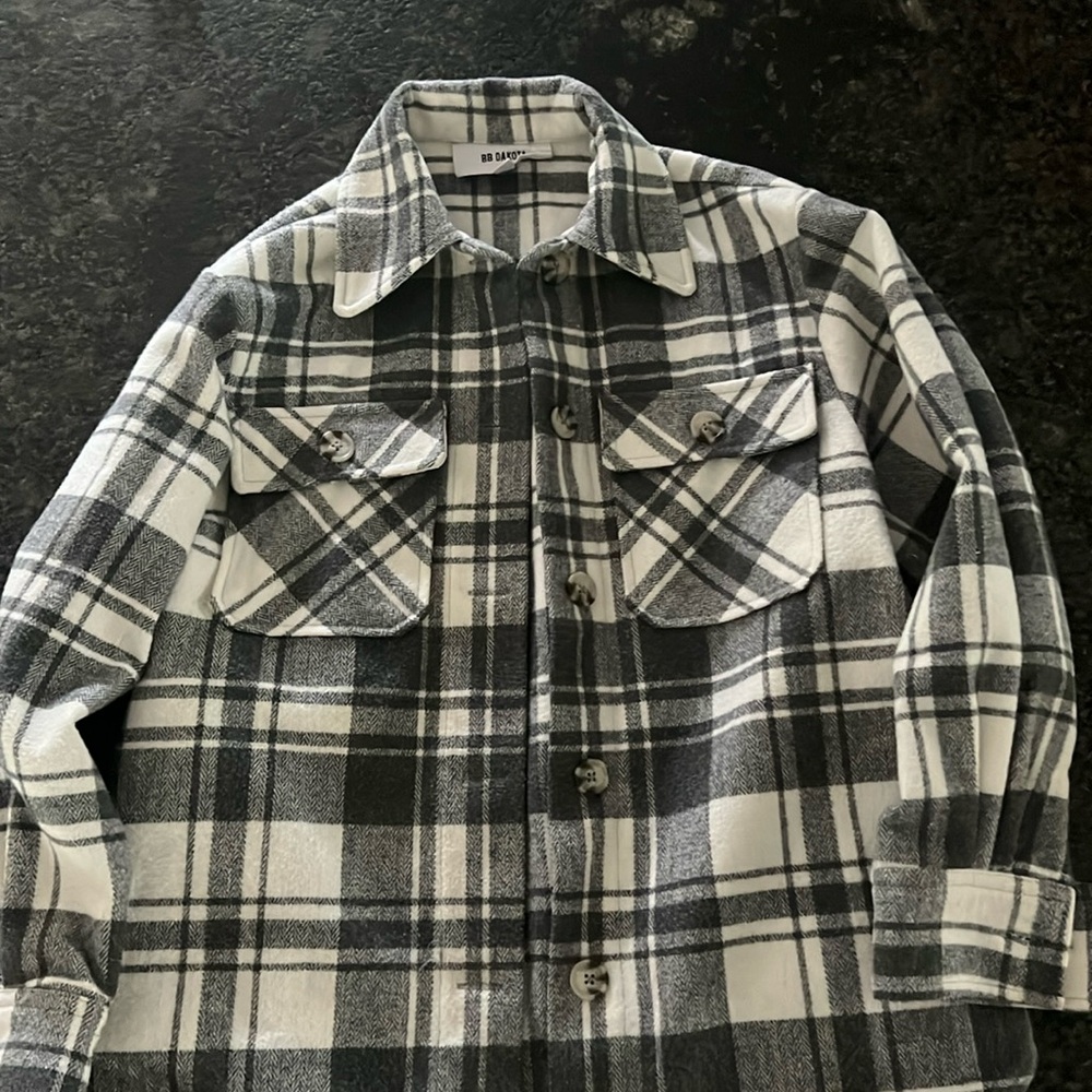 Plaid Shirt jacket